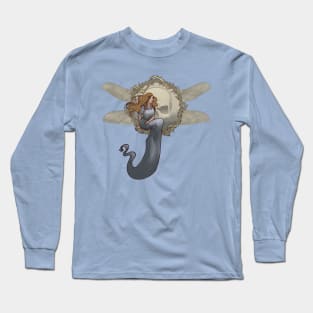 Art Nouveau Dragonfly Long Sleeve T-Shirt